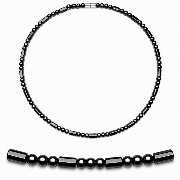 Hematite Loop Magnetic Necklace for Men and Women | Unisex Jewelry #446